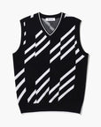 Le Coq Golf Men's Twill Pattern Pullover Vest - Erthe Golf