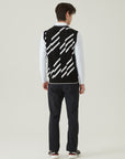 Le Coq Golf Men's Twill Pattern Pullover Vest - Erthe Golf