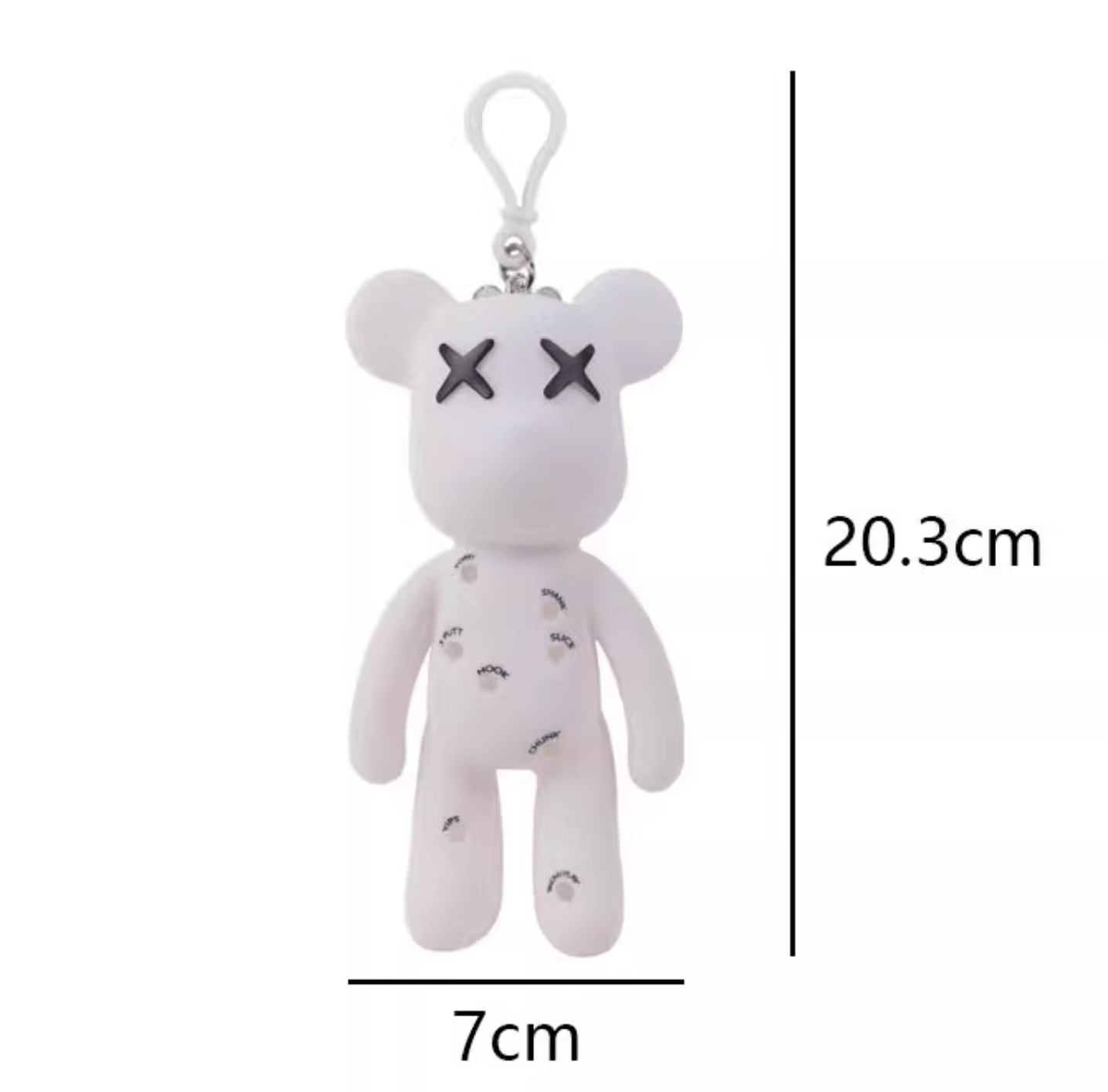 White/Neon Bear Golf Tee Holder - Erthe Golf