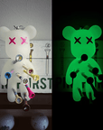 White/Neon Bear Golf Tee Holder - Erthe Golf