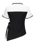 Monochrome Bowtie Golf Top - Erthe Golf