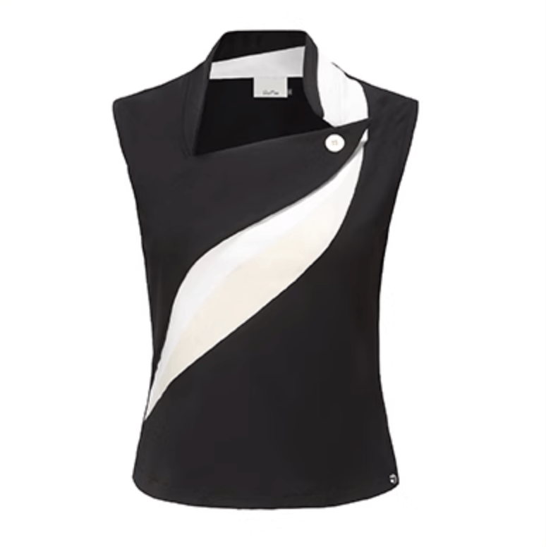 Golffee Patterned Sleeveless Top - Erthe Golf