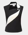 Golffee Patterned Sleeveless Top - Erthe Golf