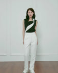 Golffee Patterned Sleeveless Top - Erthe Golf