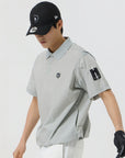 Golden Bear GDBR Half - Sleeve Sweatshirt - Grey - Erthe Golf