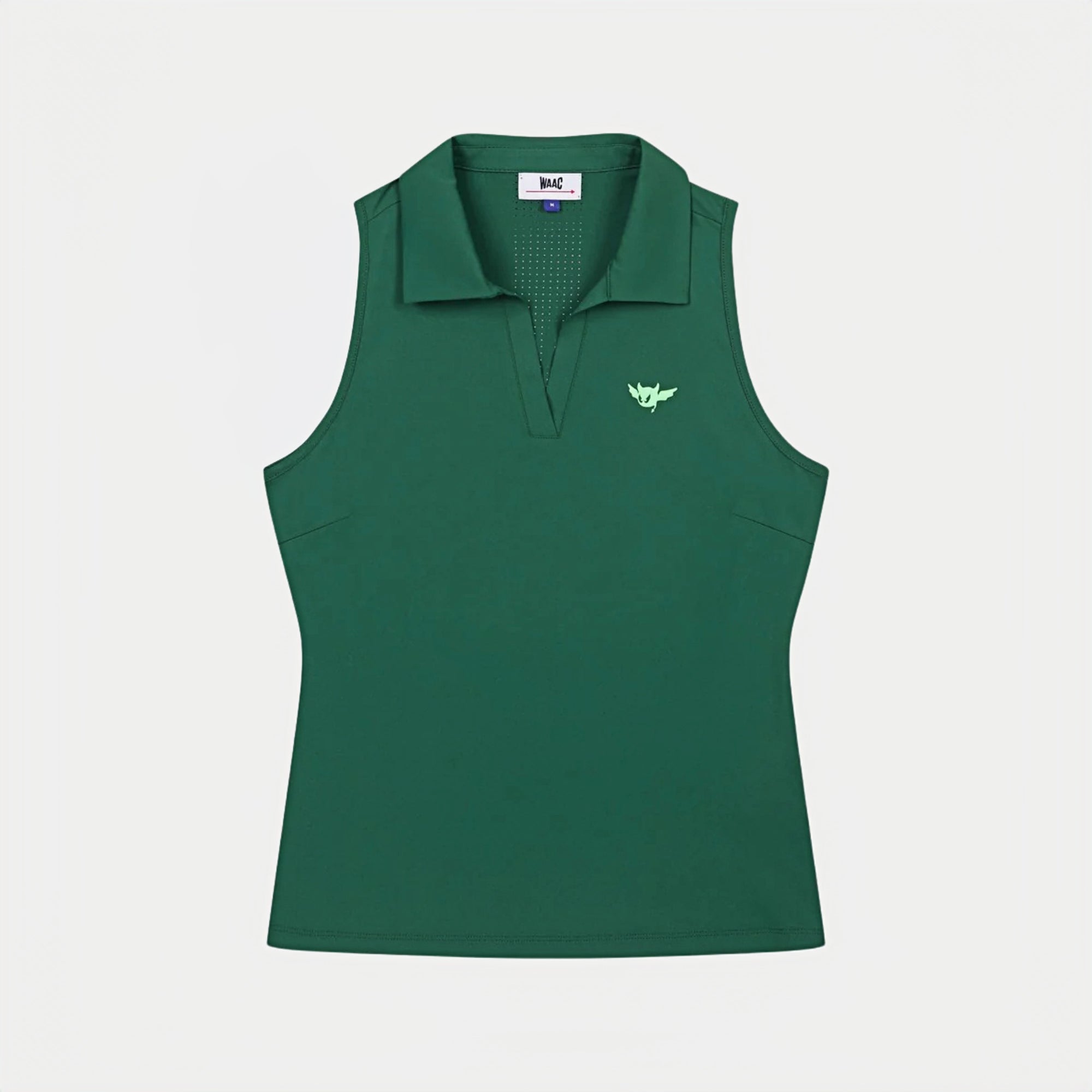 WAAC Micro Mesh Sleeveless Green - Erthe Golf