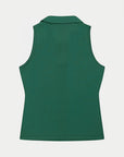 WAAC Micro Mesh Sleeveless Green - Erthe Golf