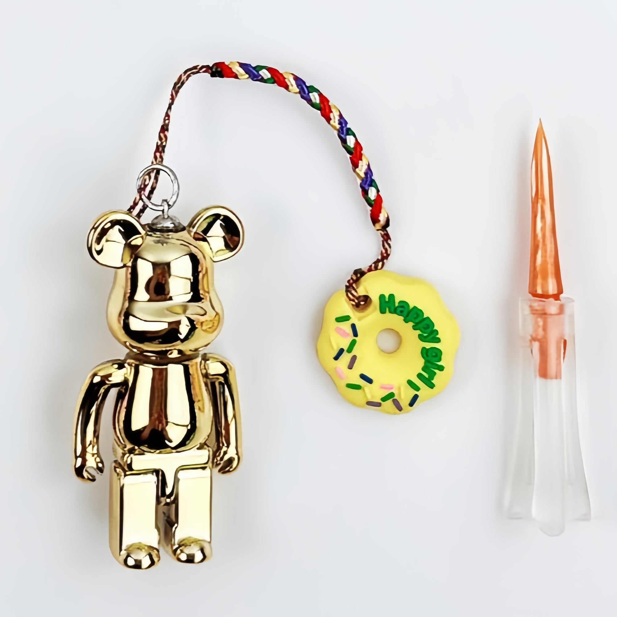 Loss Prevention Golf Tee With Bear - Golden Glaze - Erthe Golf