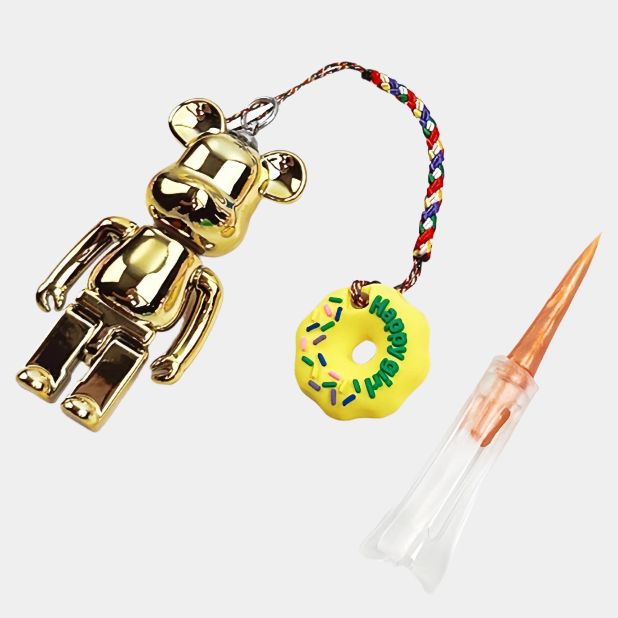 Loss Prevention Golf Tee With Bear - Golden Glaze - Erthe Golf