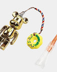 Loss Prevention Golf Tee With Bear - Golden Glaze - Erthe Golf