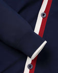 Golden Bear Unisex Color Pointed Cardigan - Navy - Erthe Golf