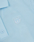 WAAC Women's Mesh Polo - Blue - Erthe Golf