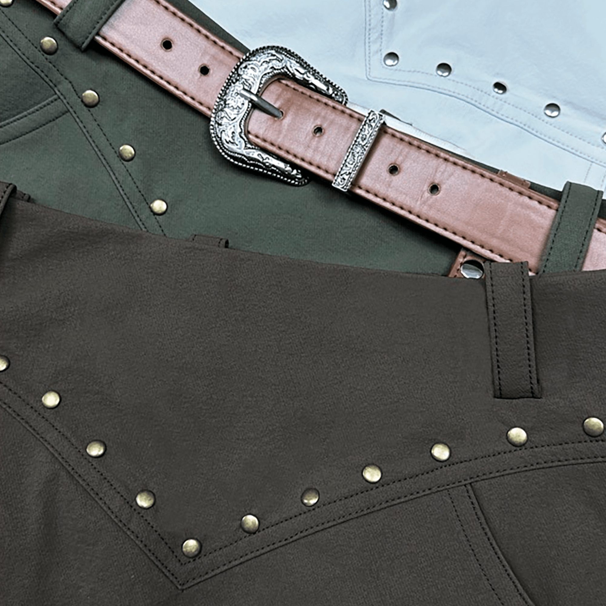 Loveland Studded Golf Skort - Green - Erthe Golf