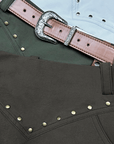 Loveland Studded Golf Skort - Green - Erthe Golf