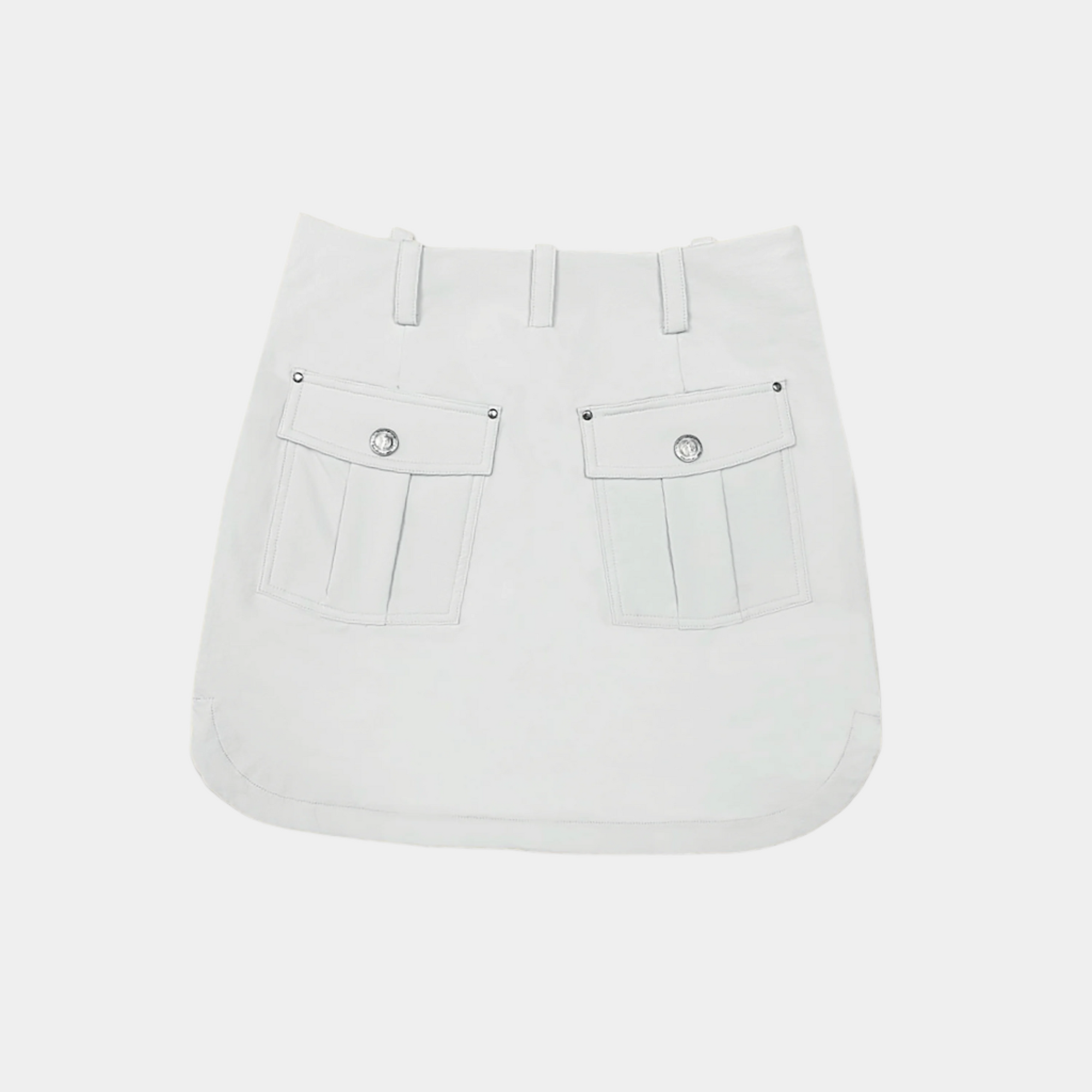 Loveland Studded Golf Skort - Off - White - Erthe Golf