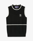 Keypote Black Knit Vest - Erthe Golf