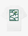 Lend Golf Unisex Lay Up White T-shirt - Erthe Golf
