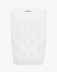 Pearly Gates Men's Jack Bunny Check Texture Knit Vest White - Erthe Golf