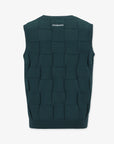 Pearly Gates Men's Jack Bunny Check Texture Knit Vest Green - Erthe Golf