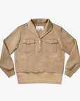 Loveland Women's Sweatshirt - Khaki - Erthe Golf