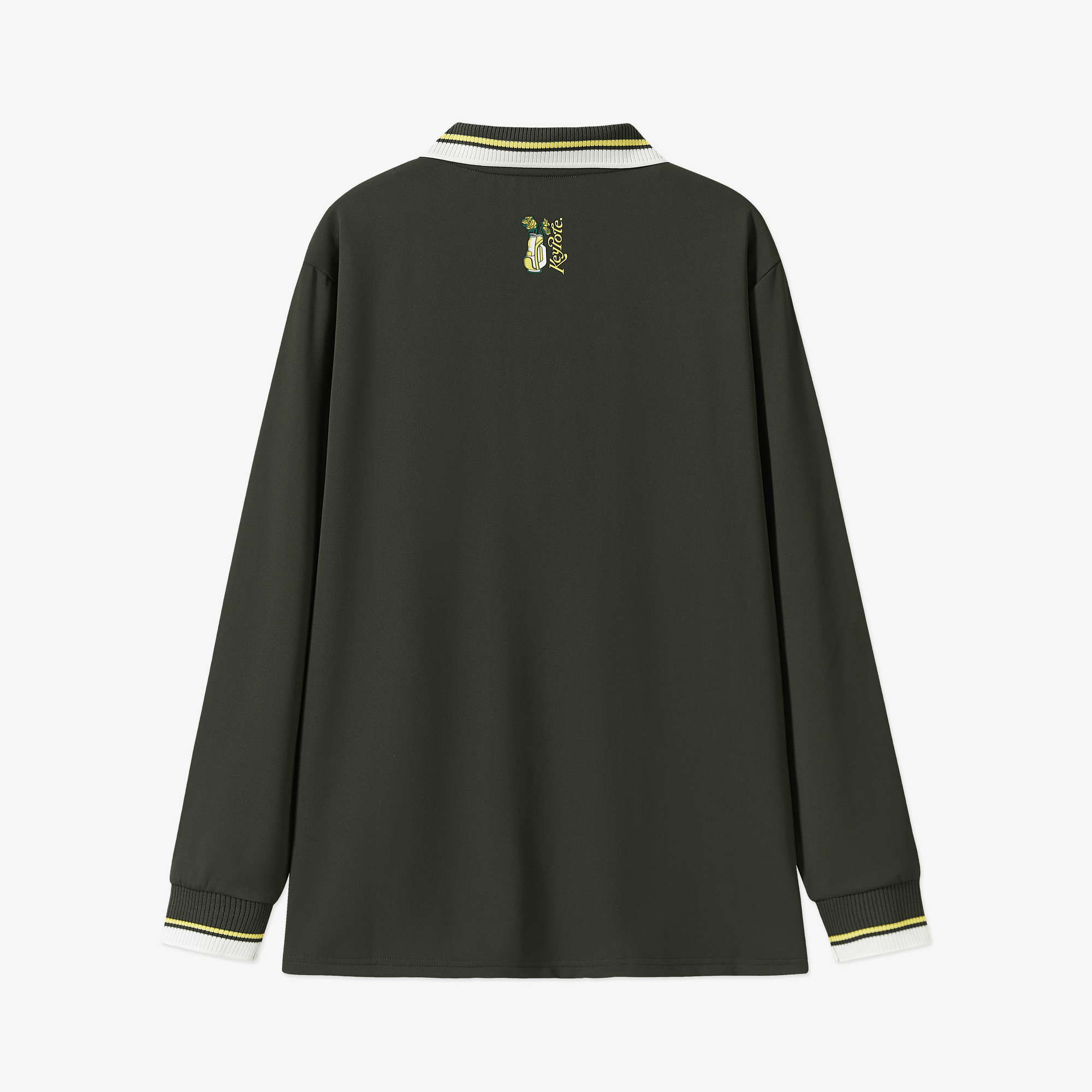 Keypote Long Sleeve Polo Shirt - Forest Green - Erthe Golf