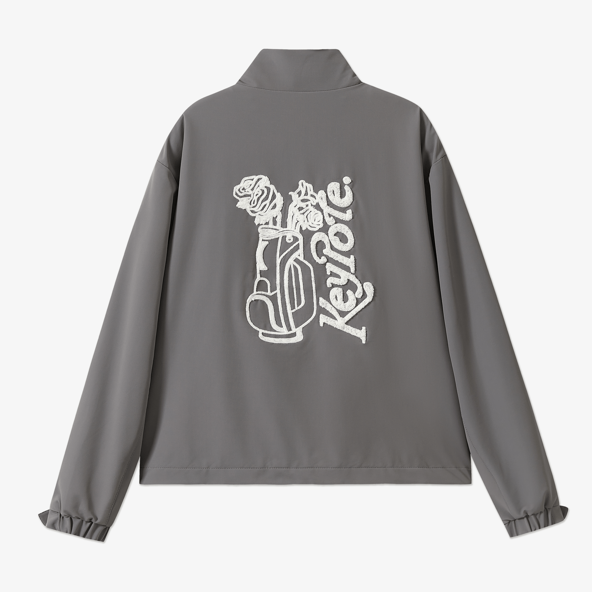 Keypote Women's Windproof Jacket - Grey - Erthe Golf