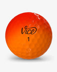 Vice Pro Golf Balls - Orange Red - Erthe Golf