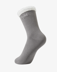Keypote Women's Fluffy Crew Socks - Grey - Erthe Golf
