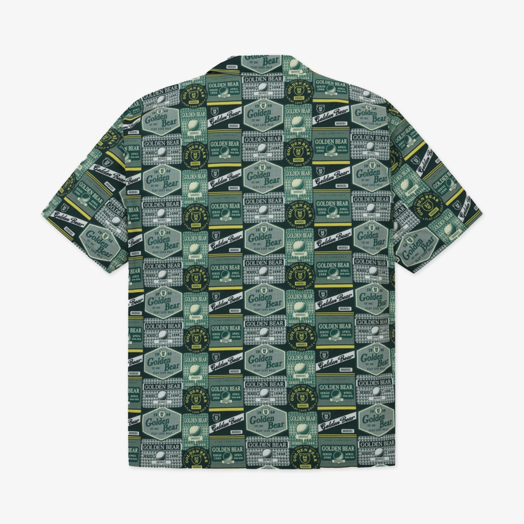 Golden Bear Unisex Printed Shirt Green - Erthe Golf