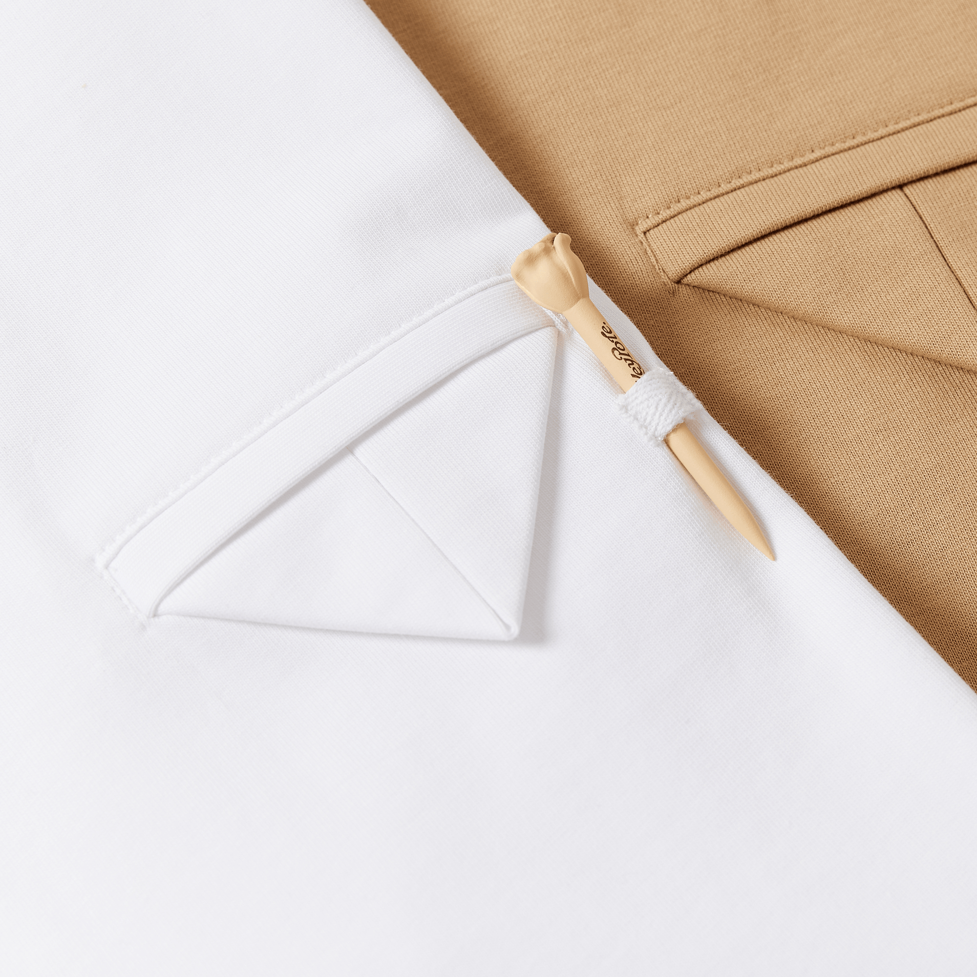 Keypote Men's Golf T-shirt - White - Erthe Golf