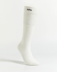 Keypote Women's Lace Calf Socks - White - Erthe Golf