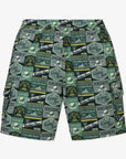Golden Bear Unisex All-Over Printed Shorts Green