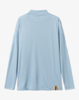 Keypote Men's Turtleneck Long Sleeve T-Shirt - Light Blue - Erthe Golf