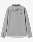 Keypote Long Sleeve Layered Polo Shirt - Grey - Erthe Golf