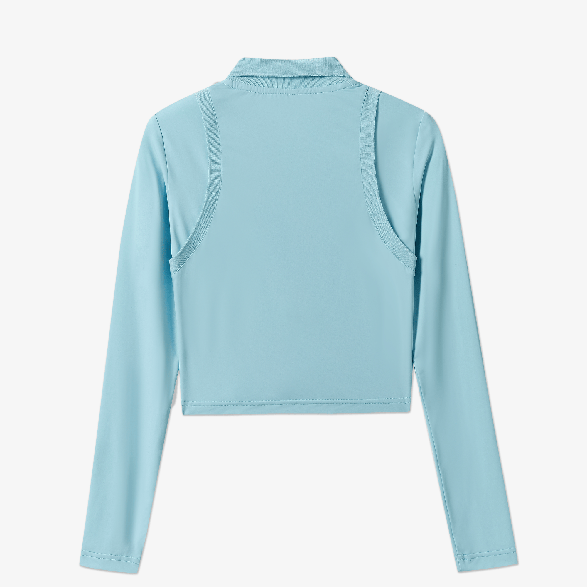 Keypote Women's Long Sleeve Polo - Blue - Erthe Golf