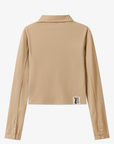 Keypote Women's Cropped Shirt - Beige - Erthe Golf