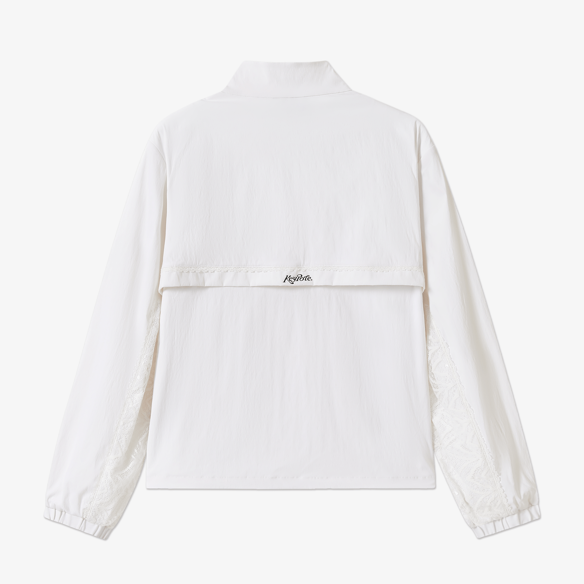 Keypote Women's Windbreaker Jacket - White - Erthe Golf