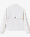 Keypote Women's Windbreaker Jacket - White - Erthe Golf