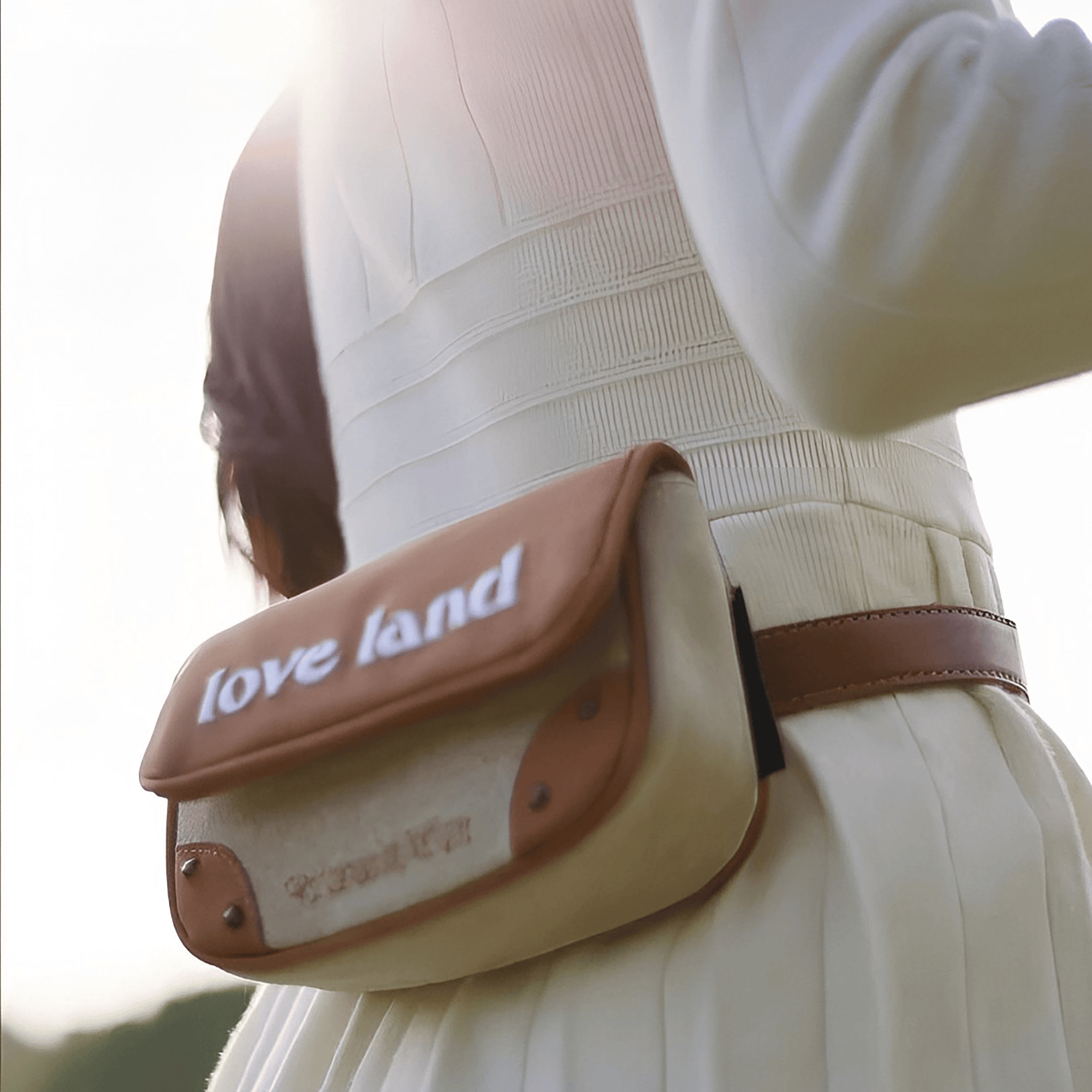 Loveland Knitted Dress - White - Erthe Golf