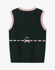 Keypote Knitted Vest - Forest Green - Erthe Golf