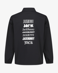 Pearly Gates Jackbunny Pullover Windbreaker - Black - Erthe Golf