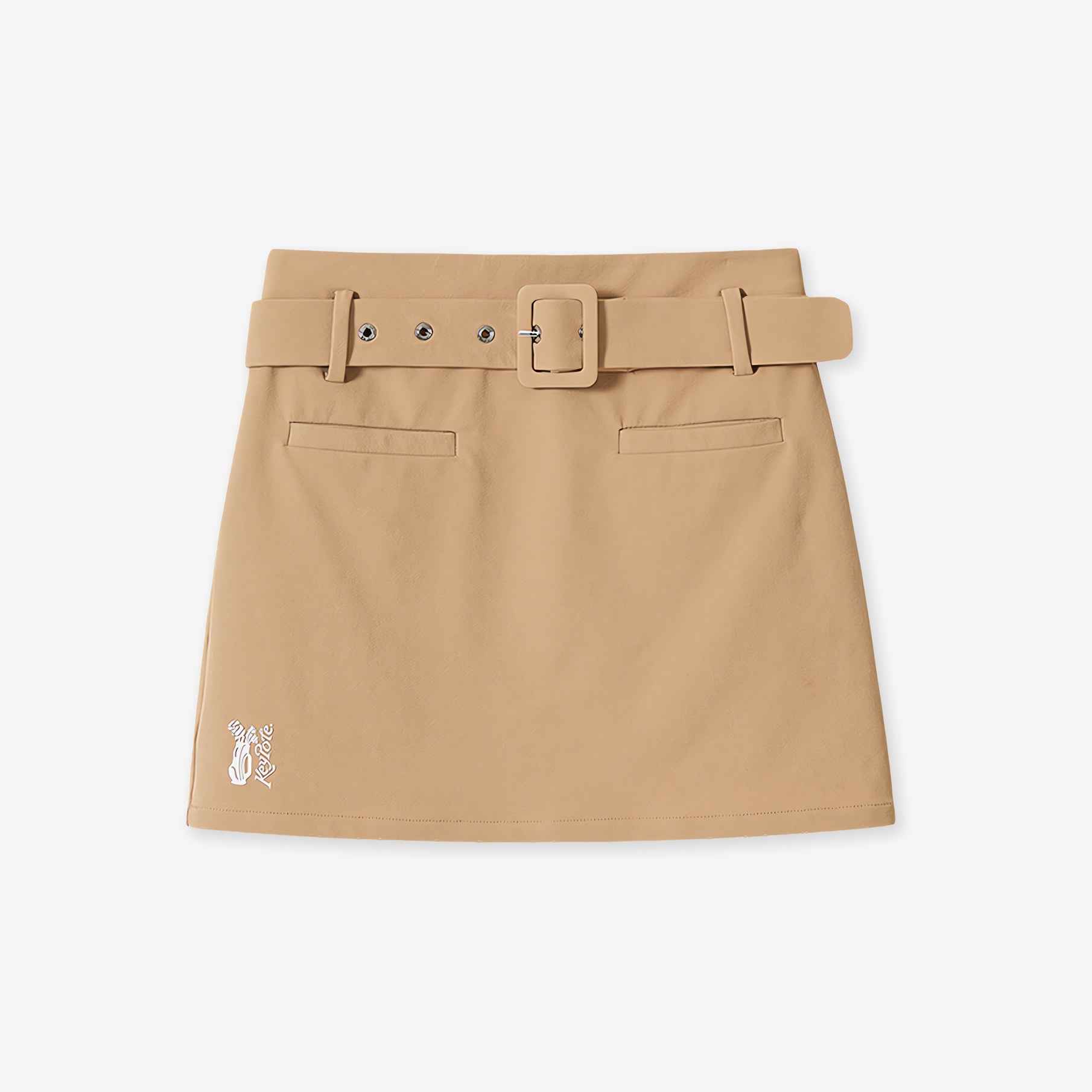 Keypote Khaki Short Woven Skirt - Erthe Golf
