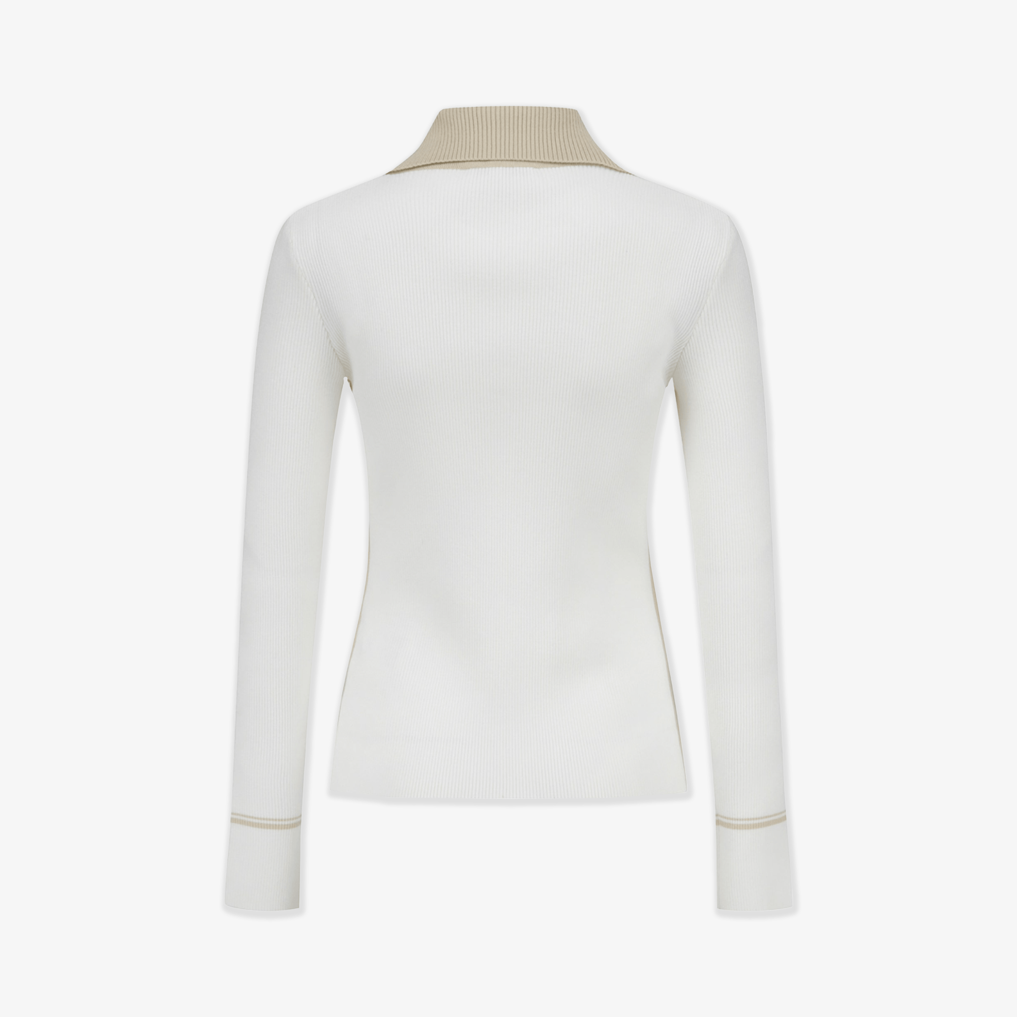 Master Bunny Edition Women Zip Top - White - Erthe Golf