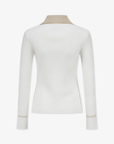 Master Bunny Edition Women Zip Top - White - Erthe Golf