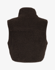Pearly Gates Women's Fleece Vest - Brown - Erthe Golf