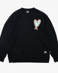Yorf Golf Aw Tag Crewneck Black - Erthe Golf