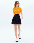 Cellty Navy Bold Pleats Skirt - Erthe Golf