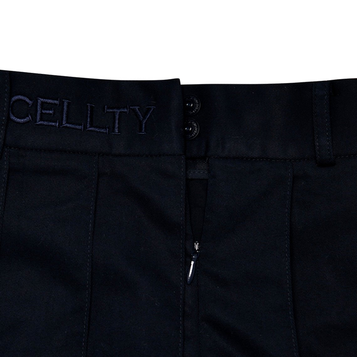 Cellty Navy Bold Pleats Skirt - Erthe Golf