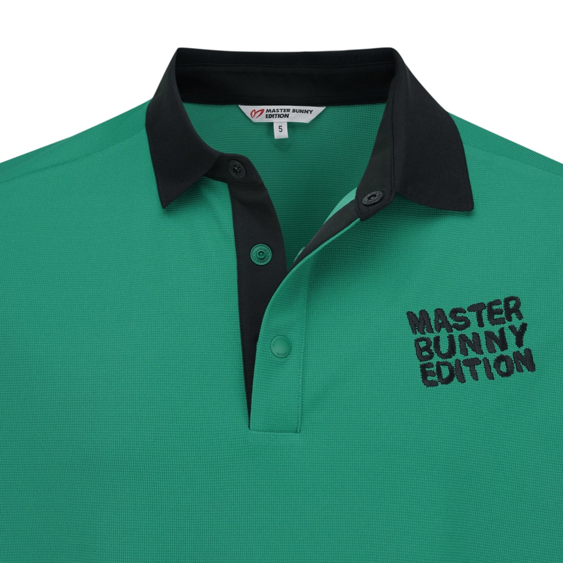 500502● MASTER BUNNY EDITION POLO SHIRT MASTER BUNNY EDITION logo-print cotton polo shirt | Smart Closet