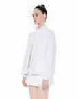 Keypote Women's Windbreaker Jacket - White - Erthe Golf